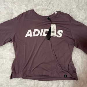 Adidas Mauve Short Sleeve Shirt